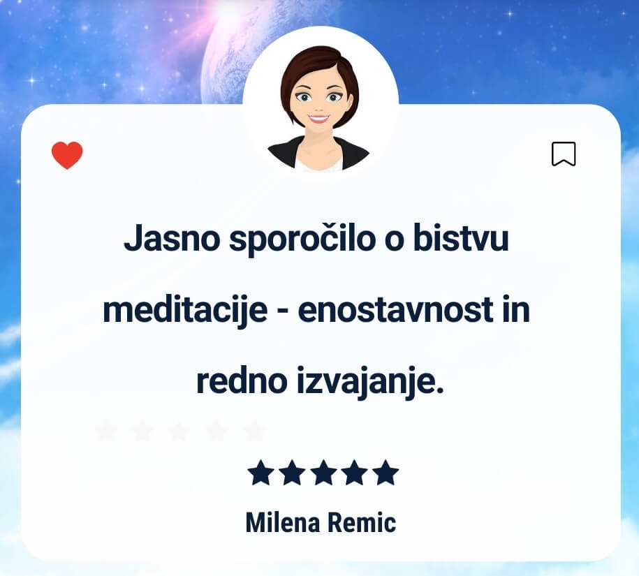 Delavnica meditacije Nejc Volarič - mnenje udeleženca